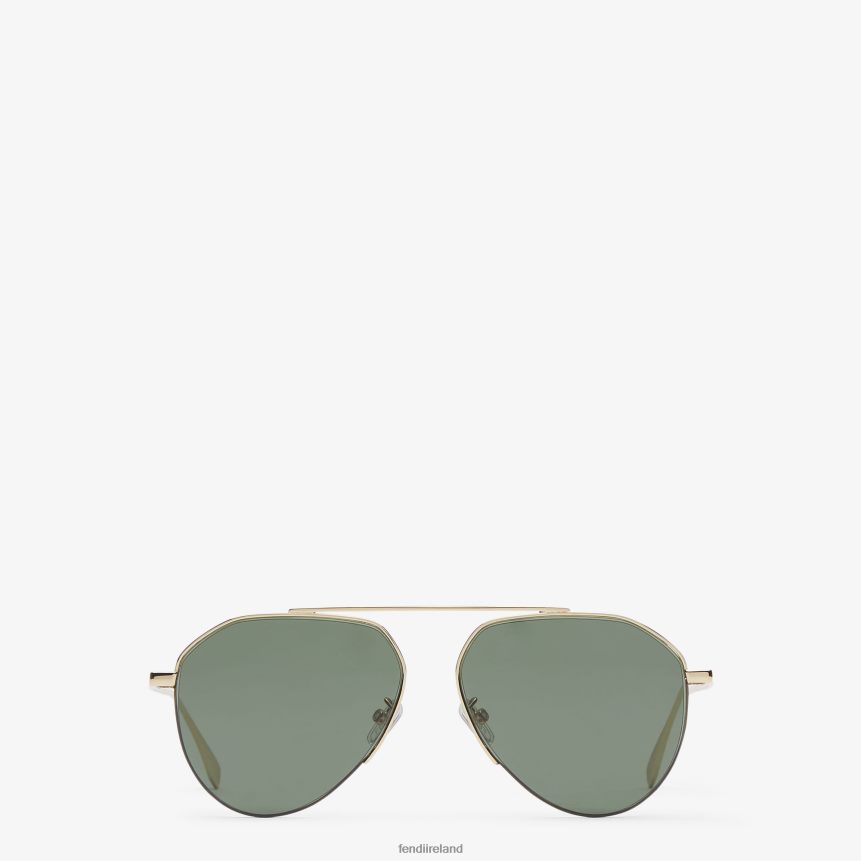 Fendi Men Travel Sunglasses R06TFR2568 Accessories Gold