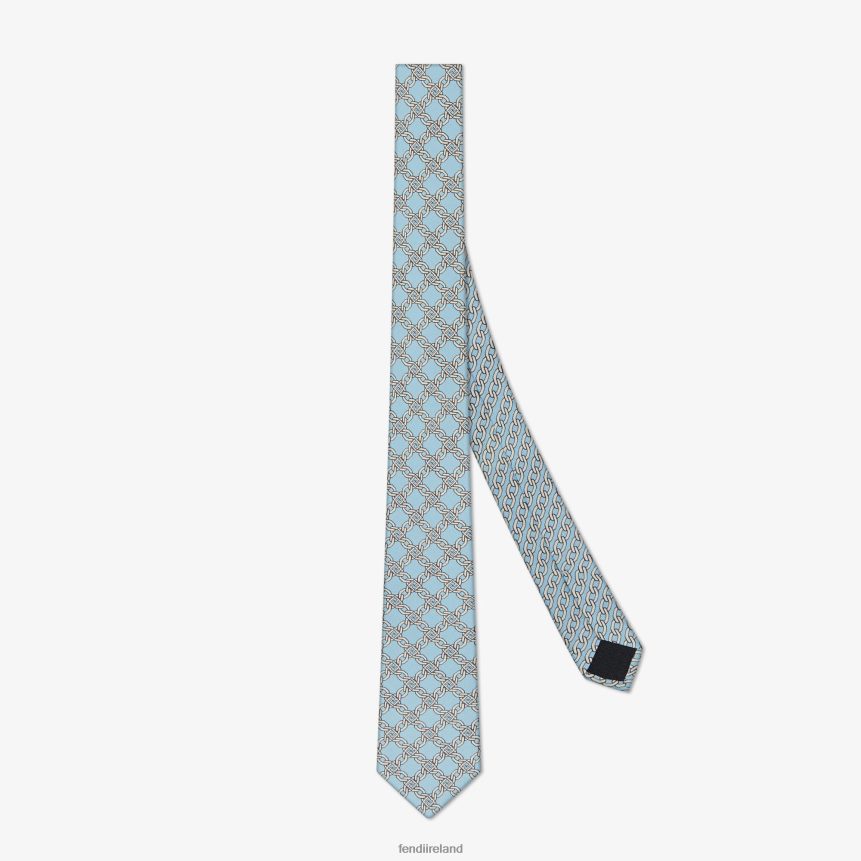 Fendi Men Silk Tie R06TFR2176 Accessories Fashion