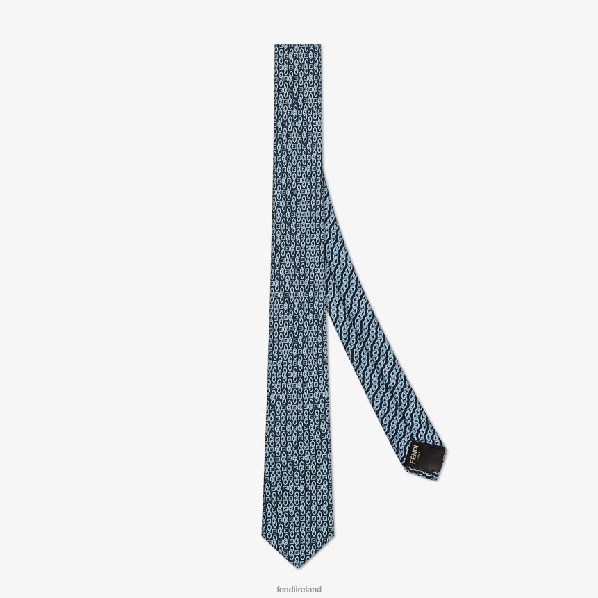 Fendi Men Silk Tie R06TFR2212 Accessories Fashion