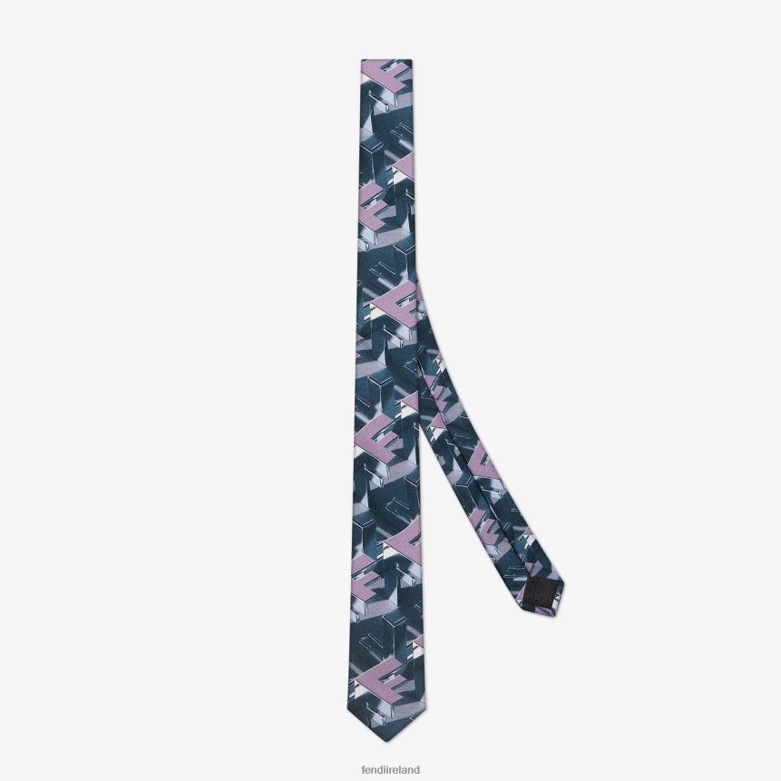 Fendi silk tie top