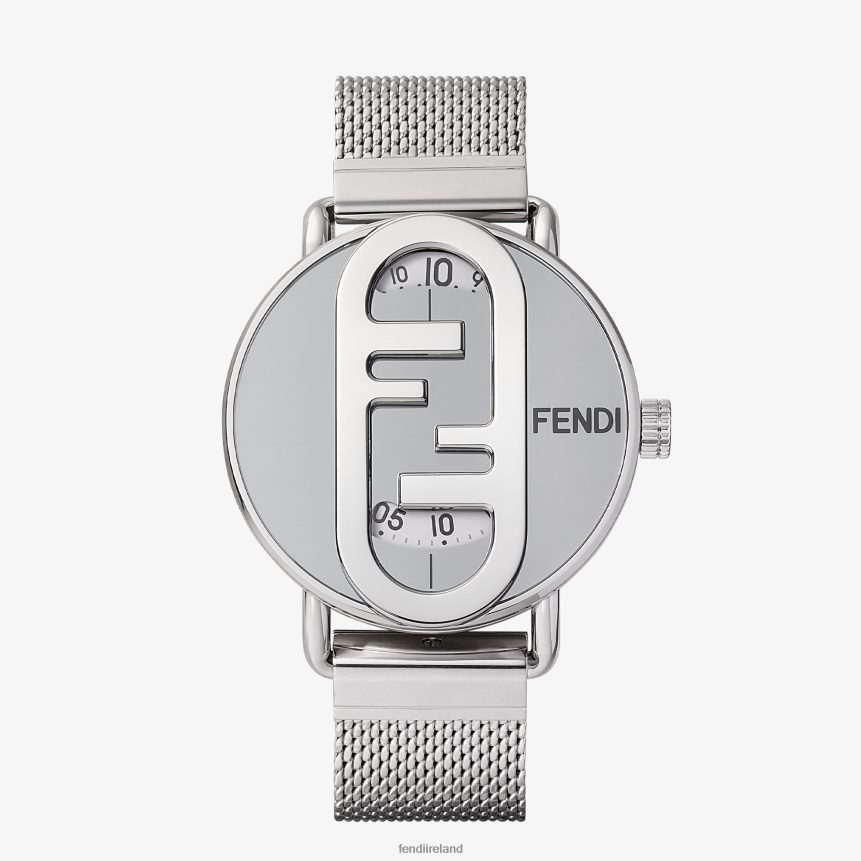 Fendi Men 42 mm - Round Watch With O'Lock Logo R06TFR2345 Accessories Gold