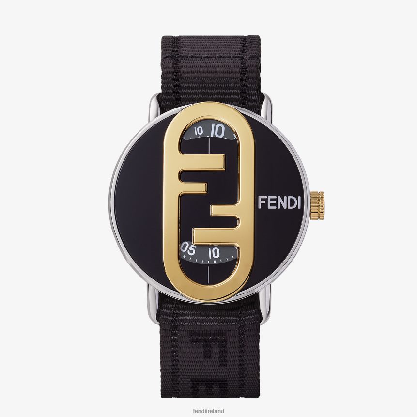 Fendi Men 42 mm - Round Watch With O'Lock Logo R06TFR2347 Accessories Silver