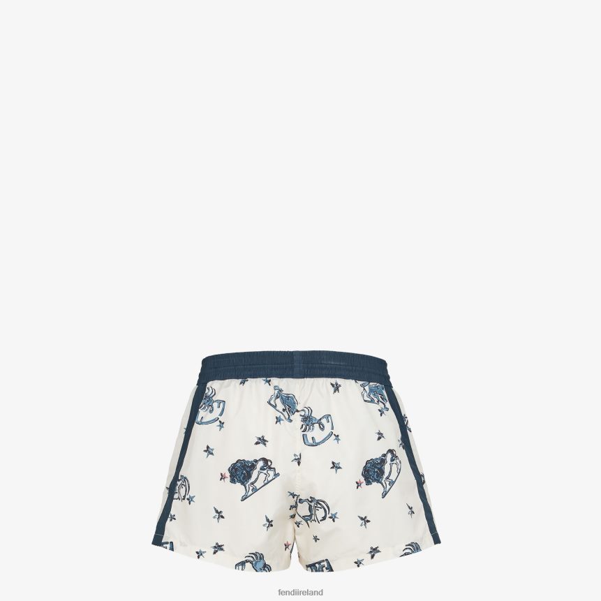 Fendi Men Nylon Shorts R06TFR1955 Apparel Multicolor