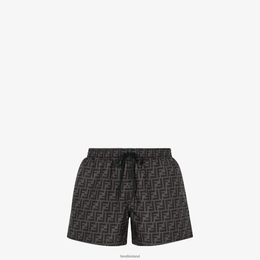 Fendi Men Tech Fabric Shorts R06TFR1958 Apparel Black