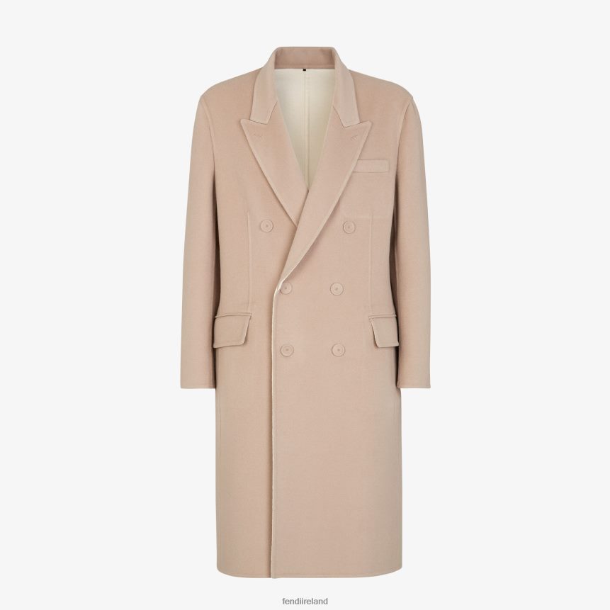 Fendi Men Ed Cashmere Coat R06TFR2112 Apparel Multicolor