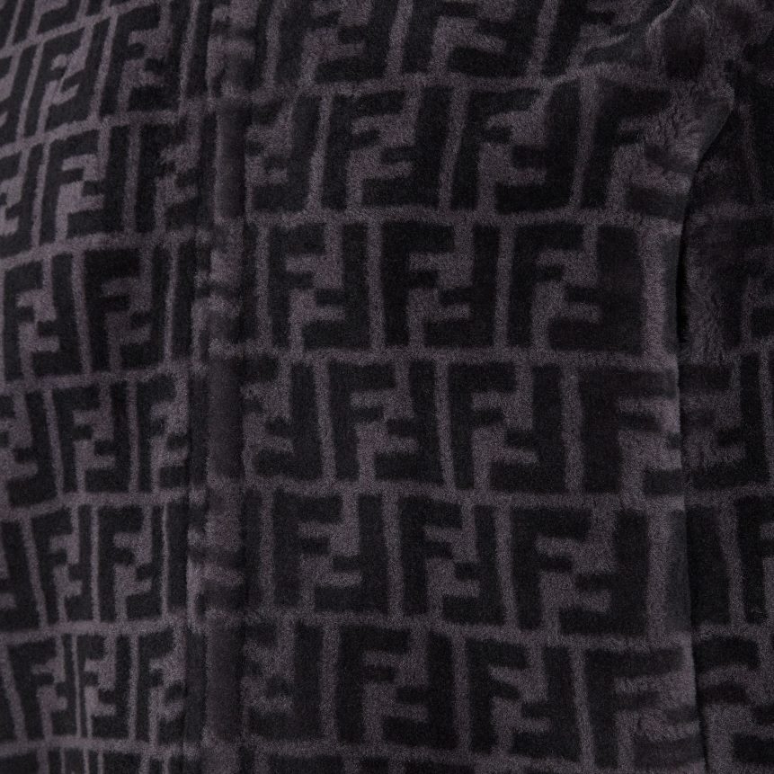 Fendi Men Shearling Jacket R06TFR2129 Apparel Multicolor