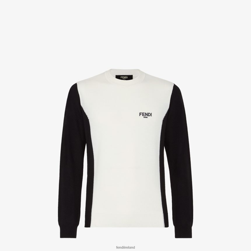 Fendi Men Knit Sweater R06TFR2107 Apparel White