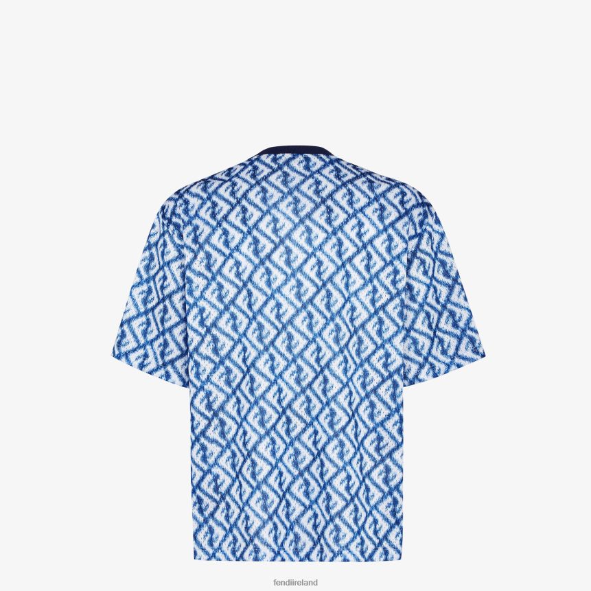 Fendi Men Tech Mesh T-Shirt R06TFR2019 Apparel Multicolor