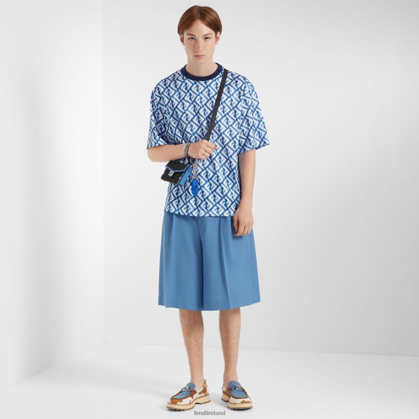 Fendi Men Tech Mesh T-Shirt R06TFR2019 Apparel Multicolor