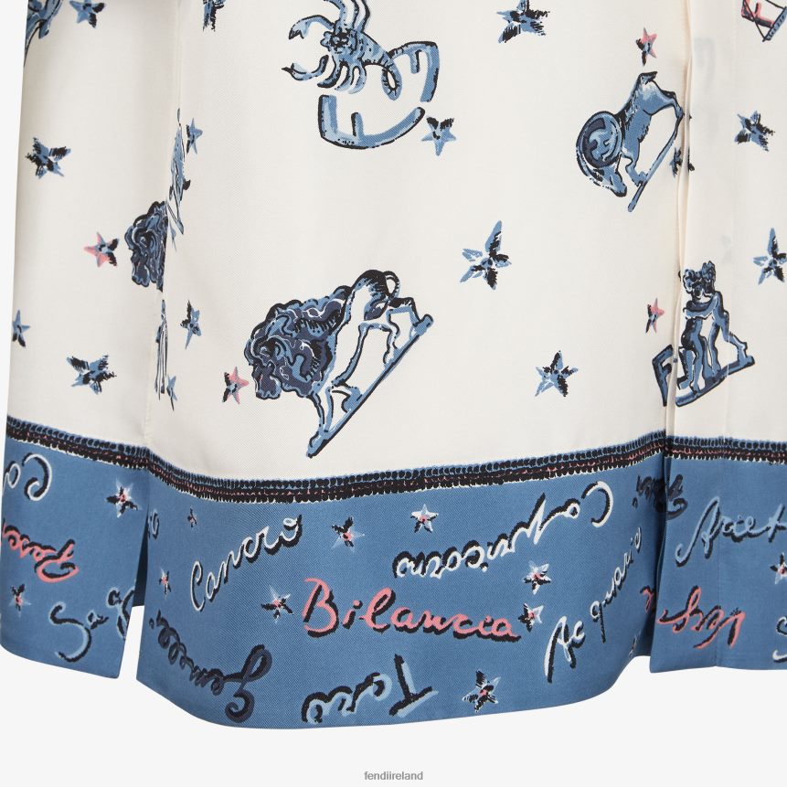 Fendi Men Silk Shirt R06TFR1950 Apparel Multicolor