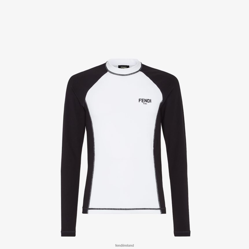 Fendi Men Cotton Sweater R06TFR2108 Apparel White