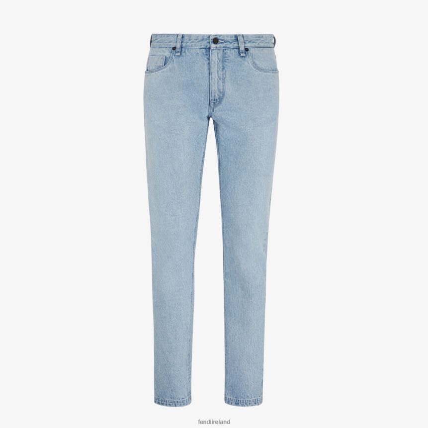 Fendi Men Denim Jeans R06TFR2037 Apparel Blue