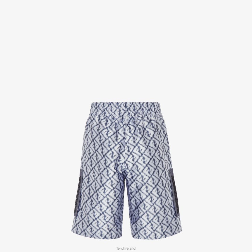 Fendi Men Nylon Pants R06TFR2011 Apparel Multicolor