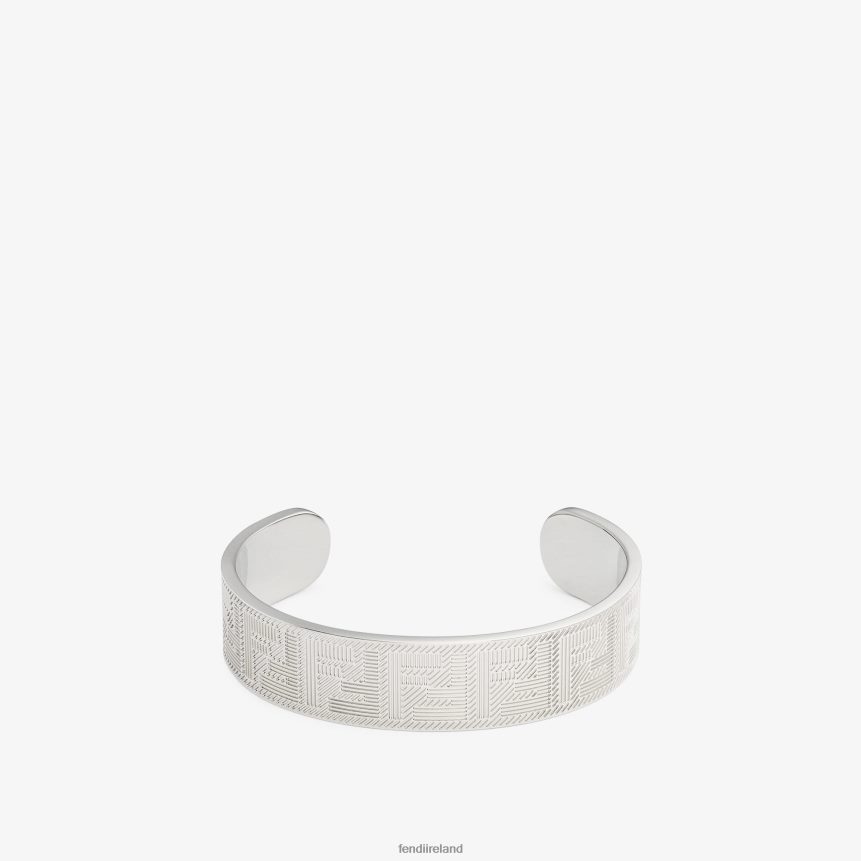 Fendi Men Metal Bracelet R06TFR2693 Jewelry Silver