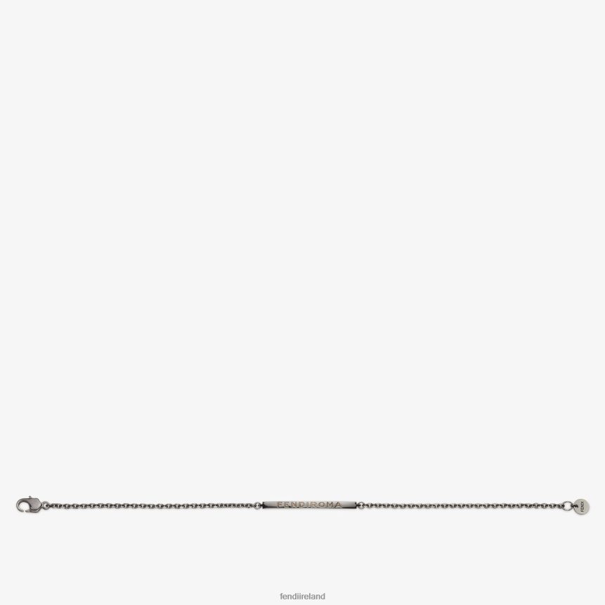 Fendi Men Metal Bracelet R06TFR2705 Jewelry Ruthenium