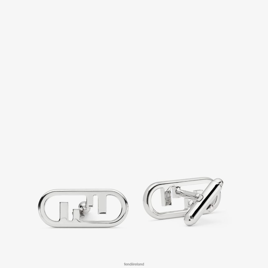 Fendi Men Cufflinks R06TFR2740 Jewelry Silver