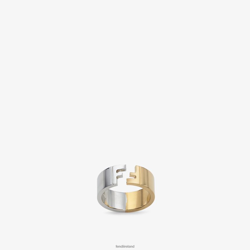 Fendi Men Ring Ring R06TFR2696 Jewelry Gold