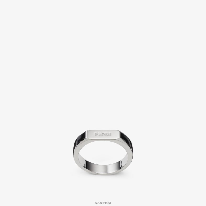 Fendi Men Roma Ring R06TFR2732 Jewelry Silver