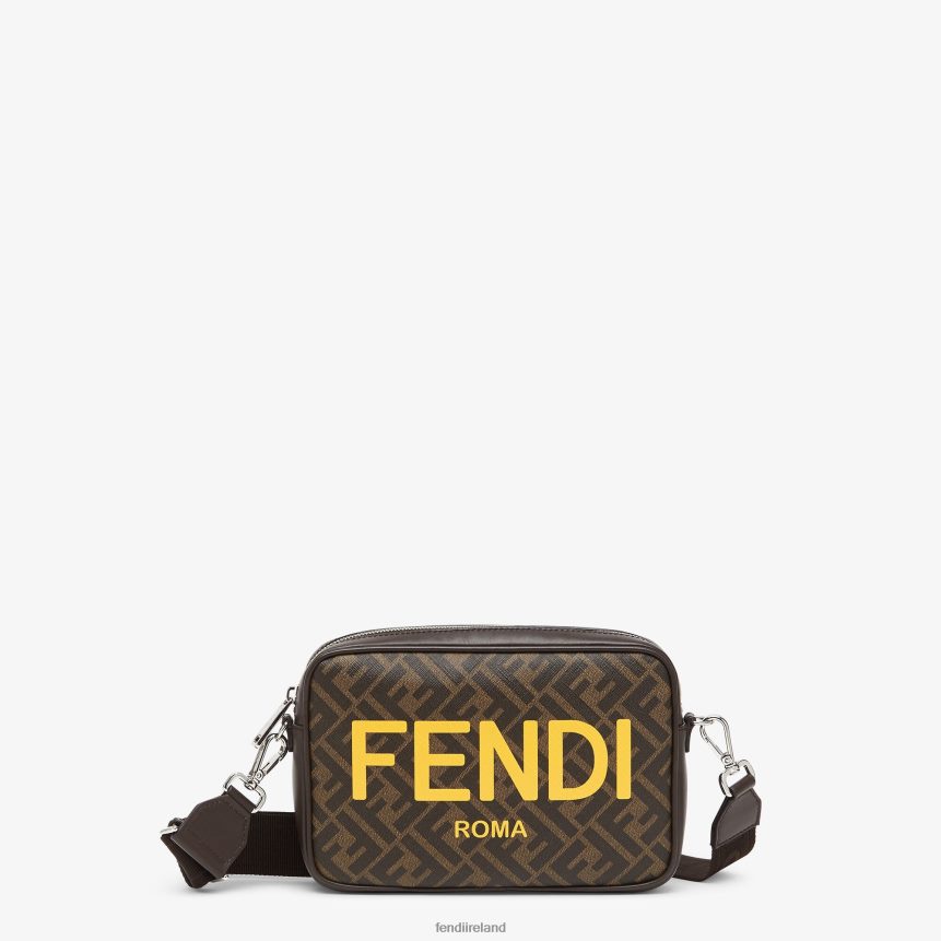 Fendi Men FF Fabric Bag R06TFR1856 Accessories Brown