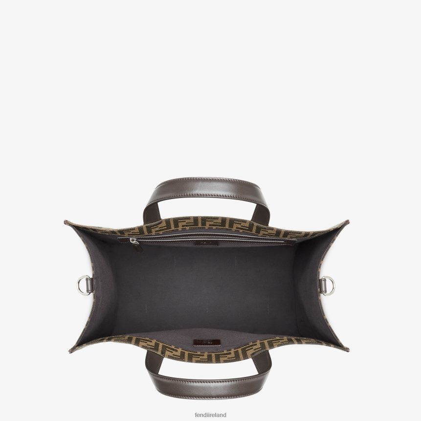 Fendi Men FF Jacquard Fabric Bag R06TFR1838 Accessories Multicolor