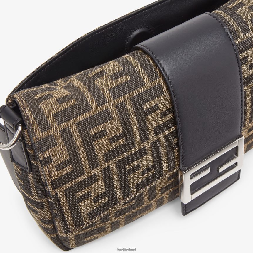 Fendi Men Jacquard FF Fabric Bag R06TFR1883 Accessories Brown