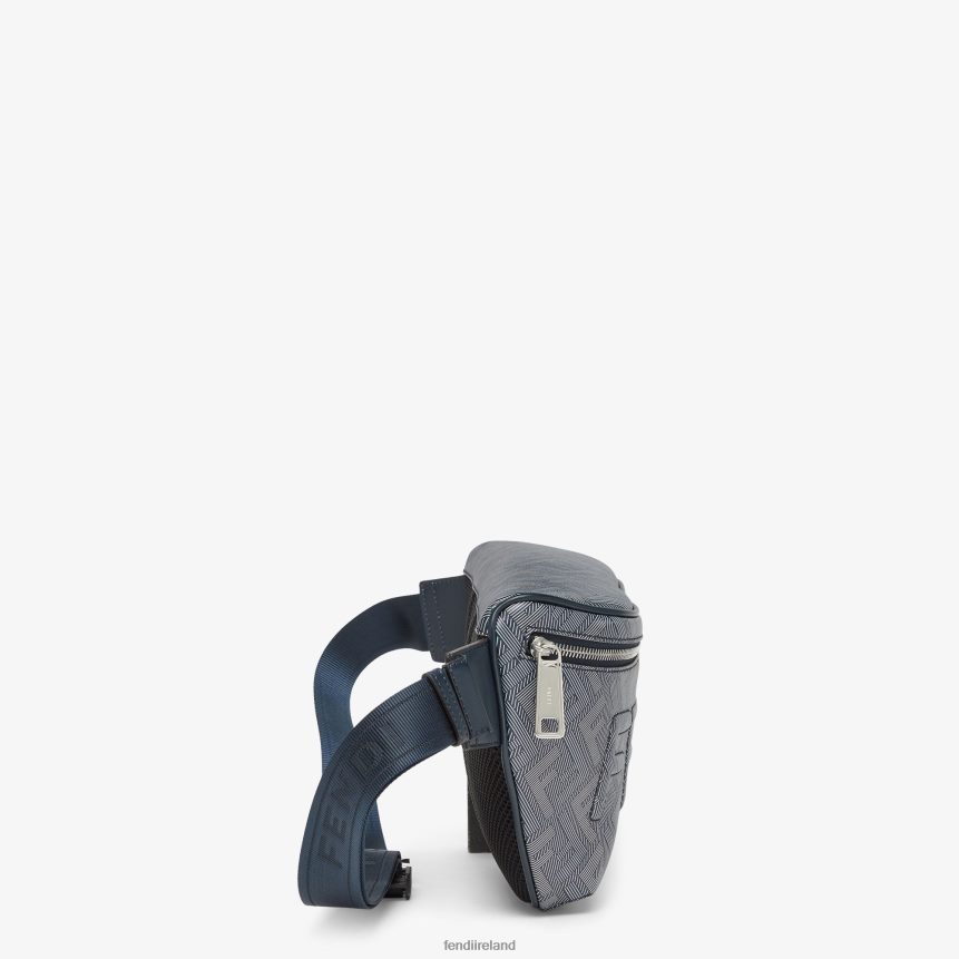 Fendi Men Leather Belt Bag With Striped FF Print R06TFR1793 Accessories Multicolor