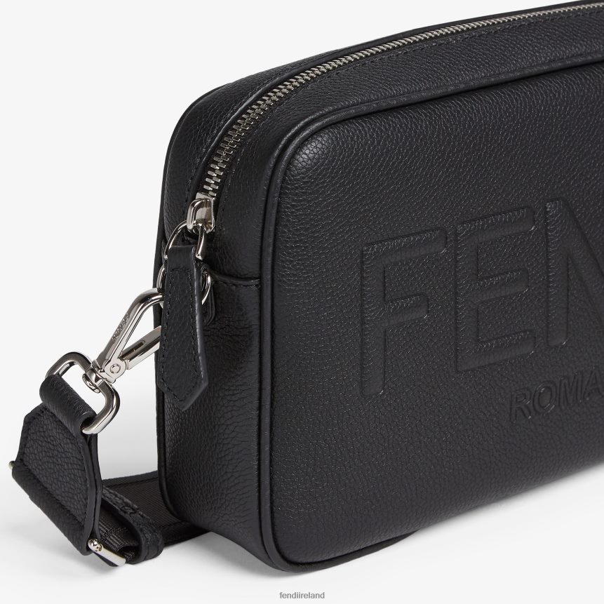Fendi Men Leather Camera Case Leather Bag R06TFR1839 Accessories Black