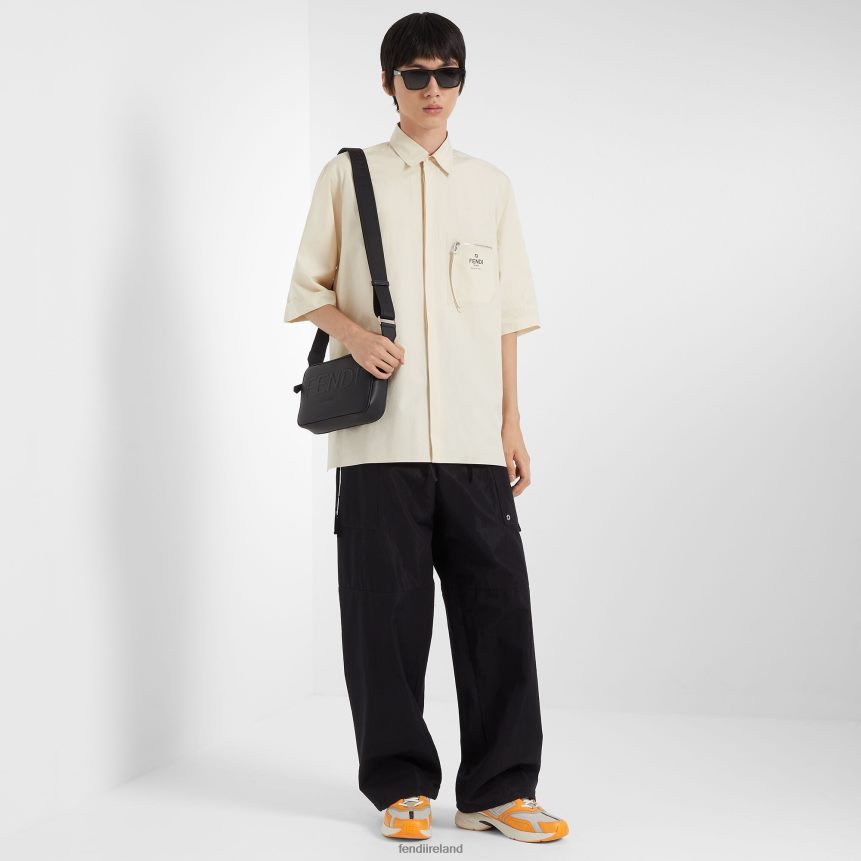 Fendi Men Leather Camera Case Leather Bag R06TFR1839 Accessories Black