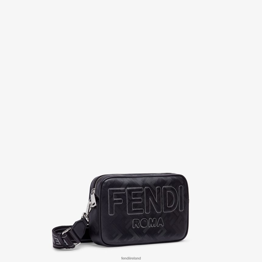Fendi Men Leather FF Print Bag R06TFR1811 Accessories Black