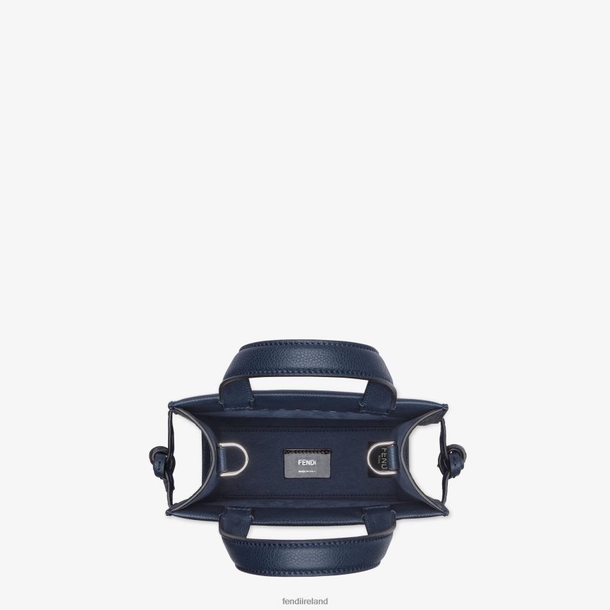 Fendi Men Mini Go To Shopper Leather Bag R06TFR1826 Accessories Blue