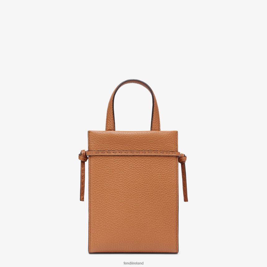 Fendi Men Mini Go To Shopper Leather Bag R06TFR1871 Accessories Brown