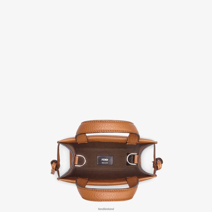 Fendi Men Mini Go To Shopper Leather Bag R06TFR1871 Accessories Brown