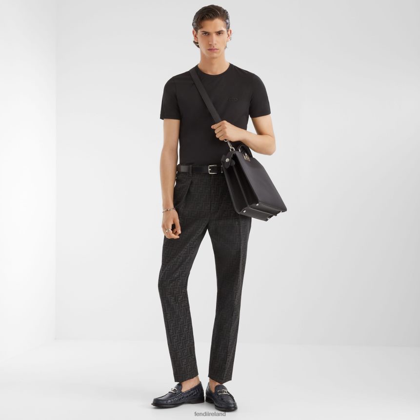 Fendi Men Peekaboo Iseeu Medium Leather Bag R06TFR1817 Accessories Black