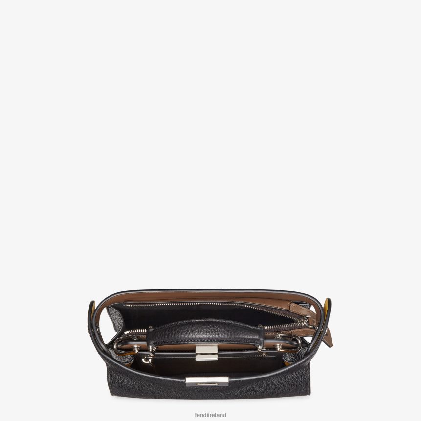 Fendi Men Peekaboo Iseeu Mini Leather Bag R06TFR1812 Accessories Black