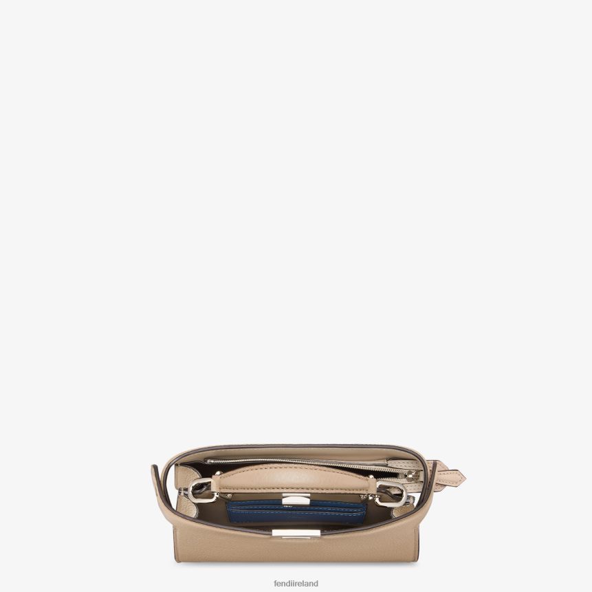 Fendi Men Peekaboo Iseeu Xcross Leather Bag R06TFR1796 Accessories Beige