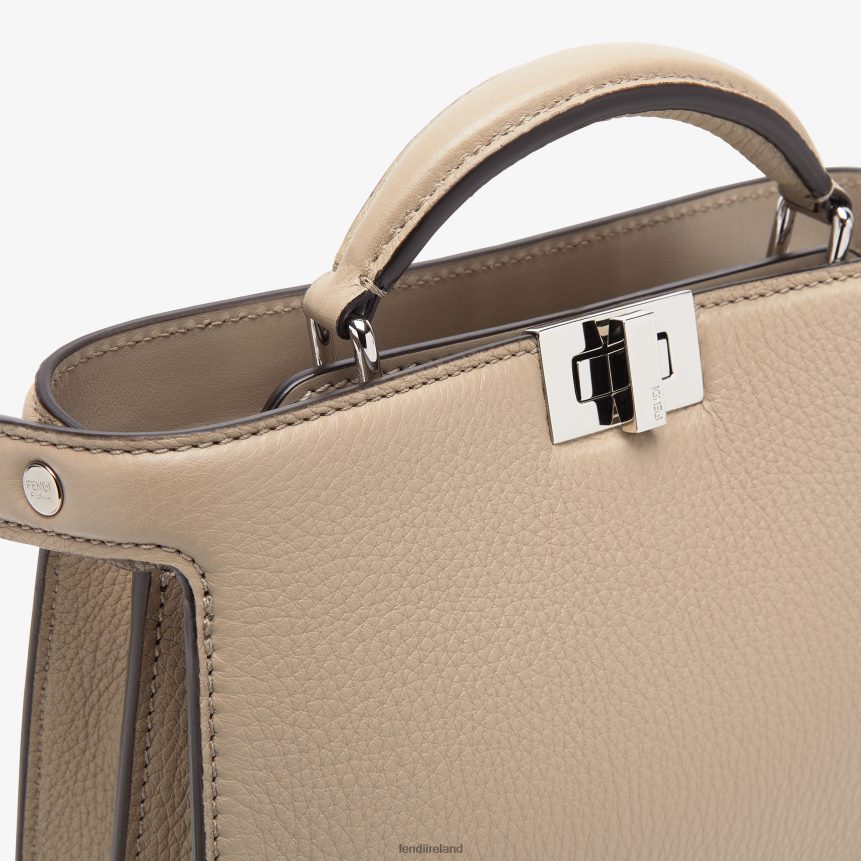 Fendi Men Peekaboo Iseeu Xcross Leather Bag R06TFR1796 Accessories Beige