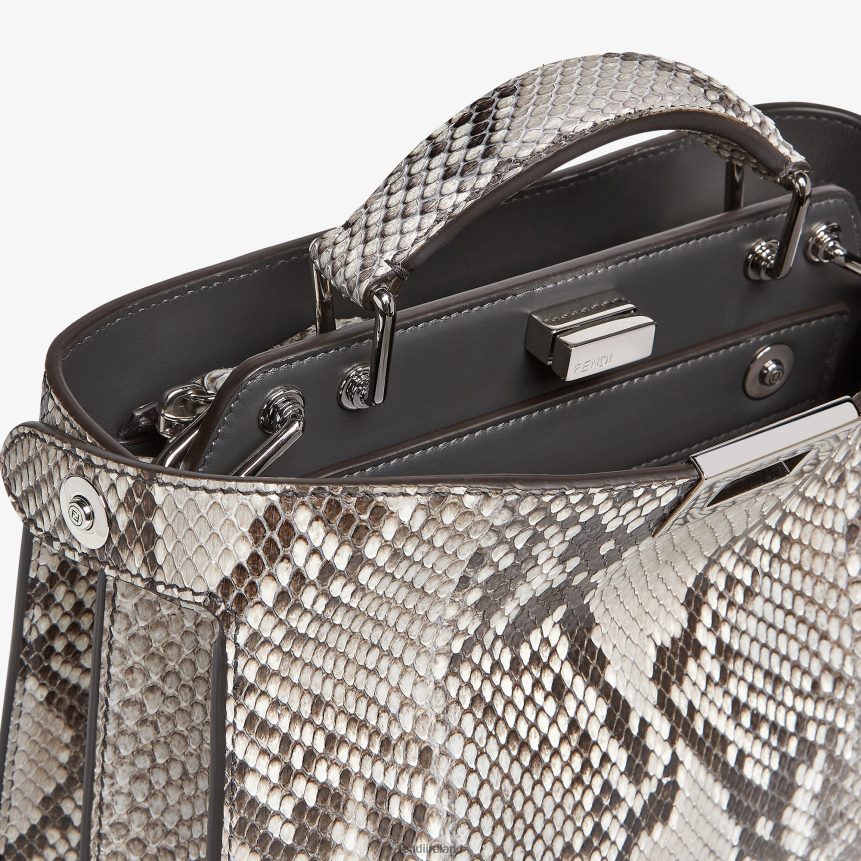 Fendi Men Python And Leather Bag R06TFR1834 Accessories Beige