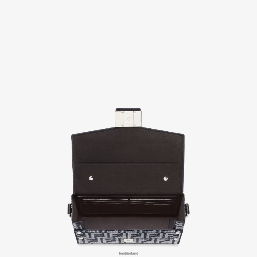 Fendi Men Soft Trunk Baguette Leather Bag R06TFR1851 Accessories Blue