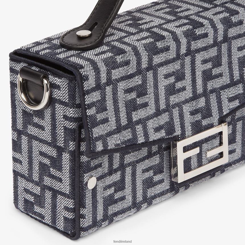 Fendi Men Soft Trunk Baguette Leather Bag R06TFR1851 Accessories Blue