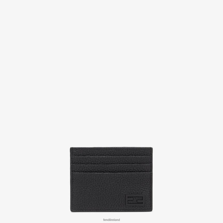 Fendi Men Leather Card Holder R06TFR2670 Accessories Black