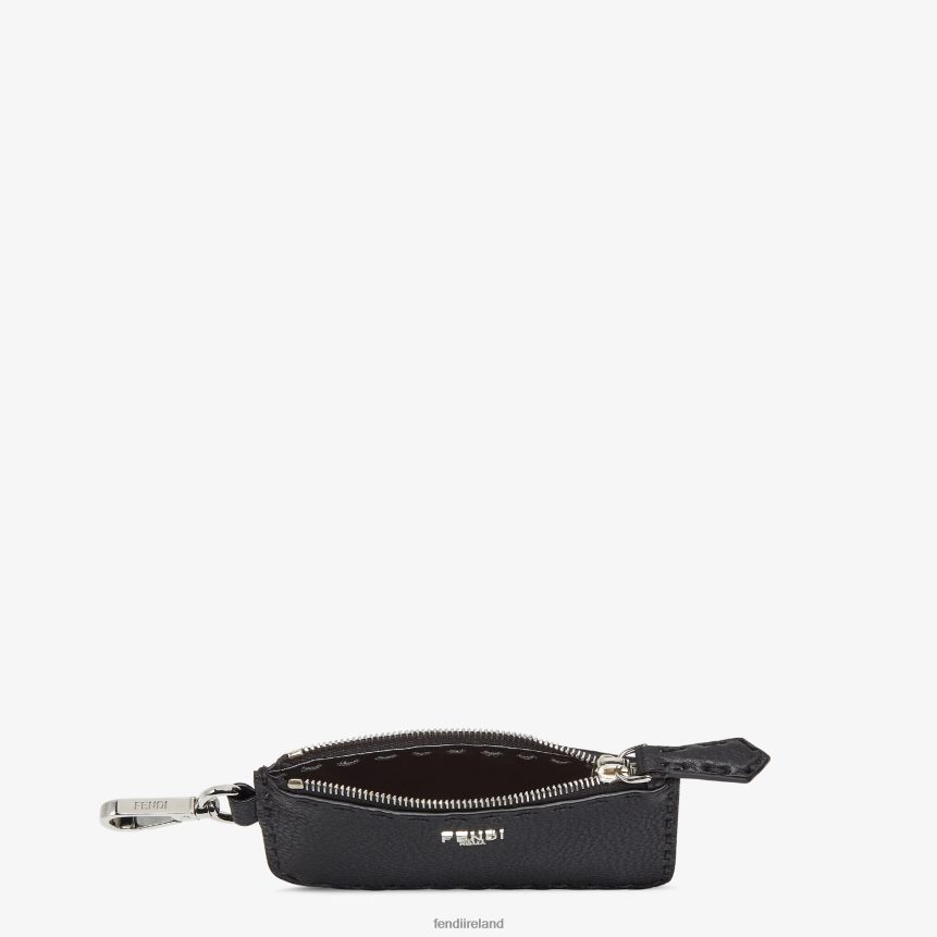 Fendi Men Selleria Leather Card Holder R06TFR2602 Accessories Black