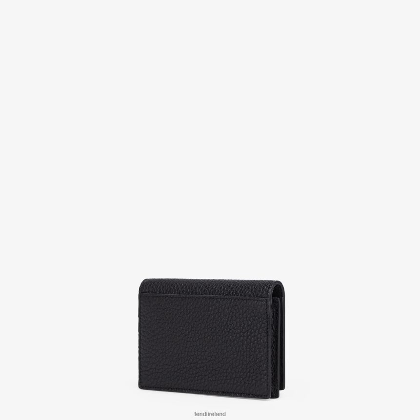Fendi Men Selleria Leather Card Holder R06TFR2668 Accessories Black