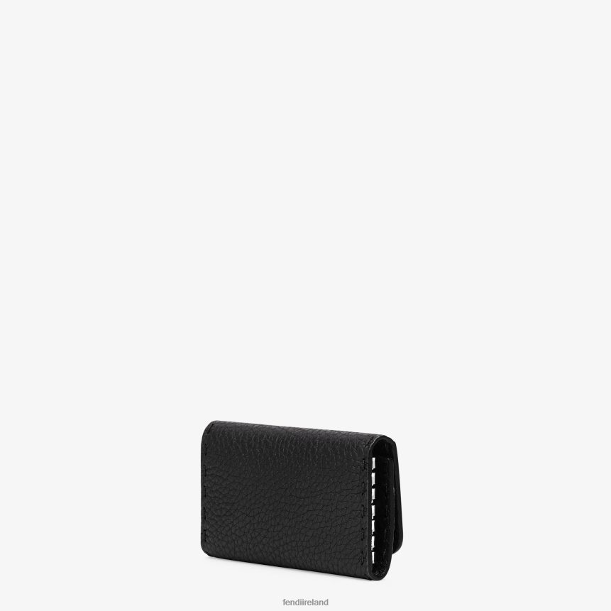 Fendi Men Key Ring Leather Pouch R06TFR2573 Accessories Black