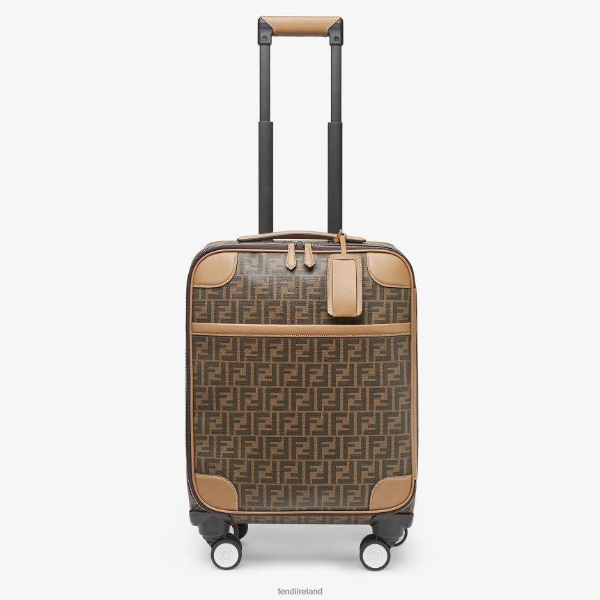 Fendi Men FF Fabric Trolley R06TFR1885 Accessories Brown