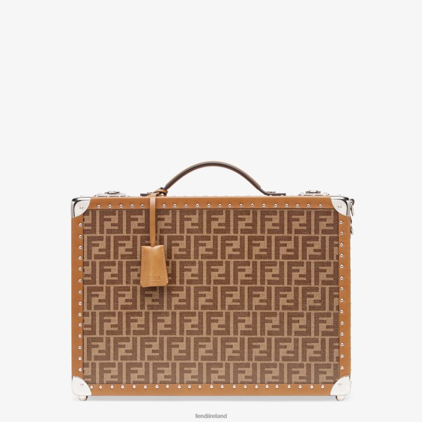 Fendi Men Fabric Suitcase R06TFR1894 Accessories Brown