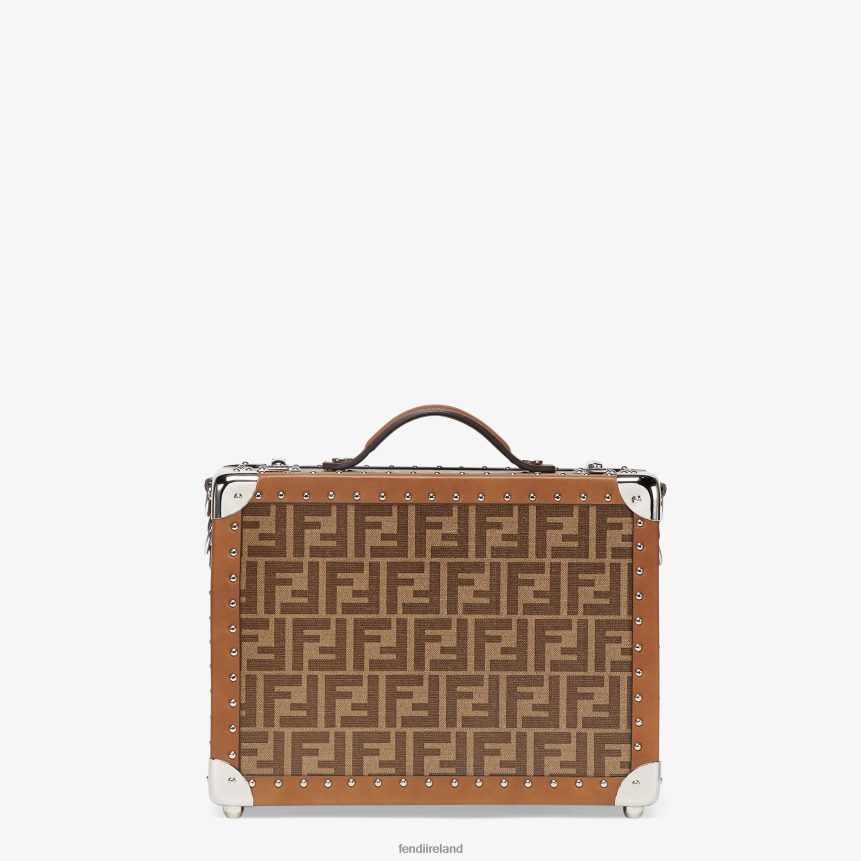 Fendi Men Fabric Suitcase R06TFR1895 Accessories Brown