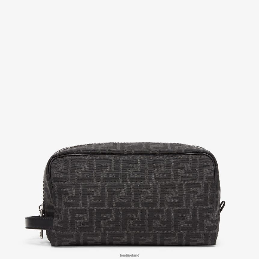 Fendi Men FF Fabric Toiletry Case R06TFR2331 Accessories Black