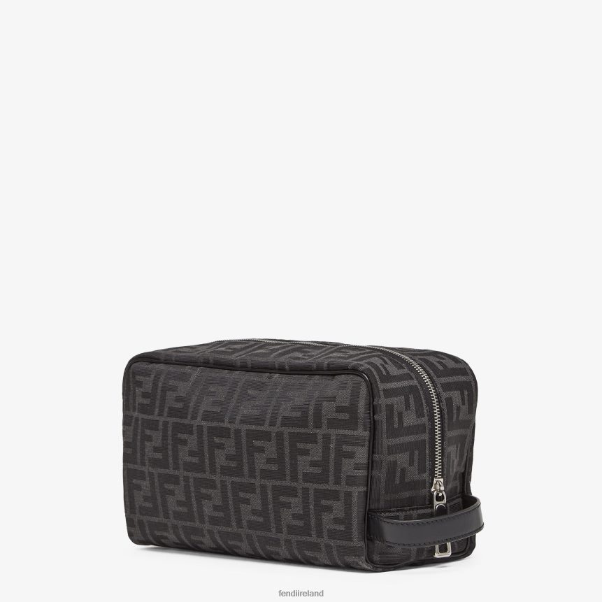 Fendi Men FF Fabric Toiletry Case R06TFR2331 Accessories Black