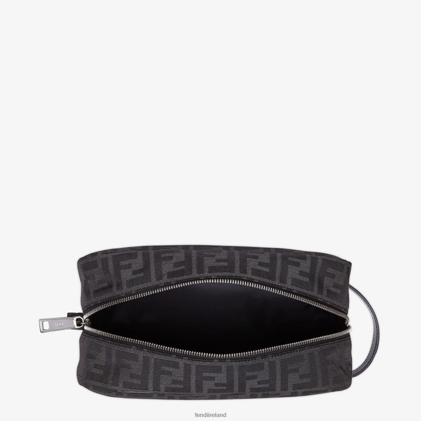 Fendi Men FF Fabric Toiletry Case R06TFR2331 Accessories Black