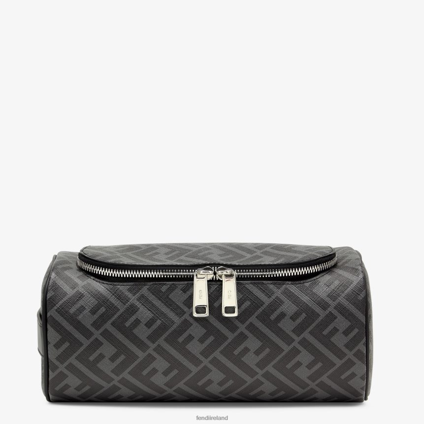 Fendi Men Fabric Make-Up Bag R06TFR2507 Accessories Gray